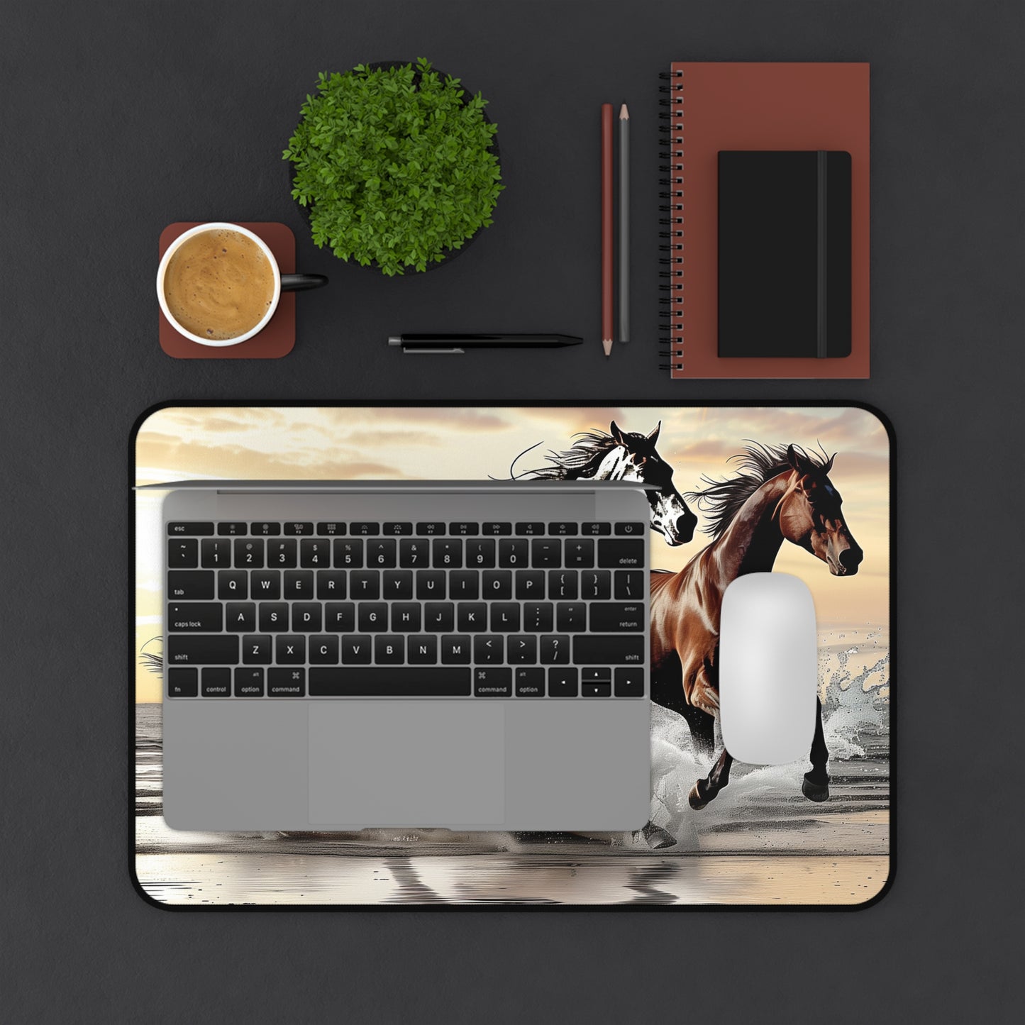 Gaming Desk Mat - Sunset Sprint