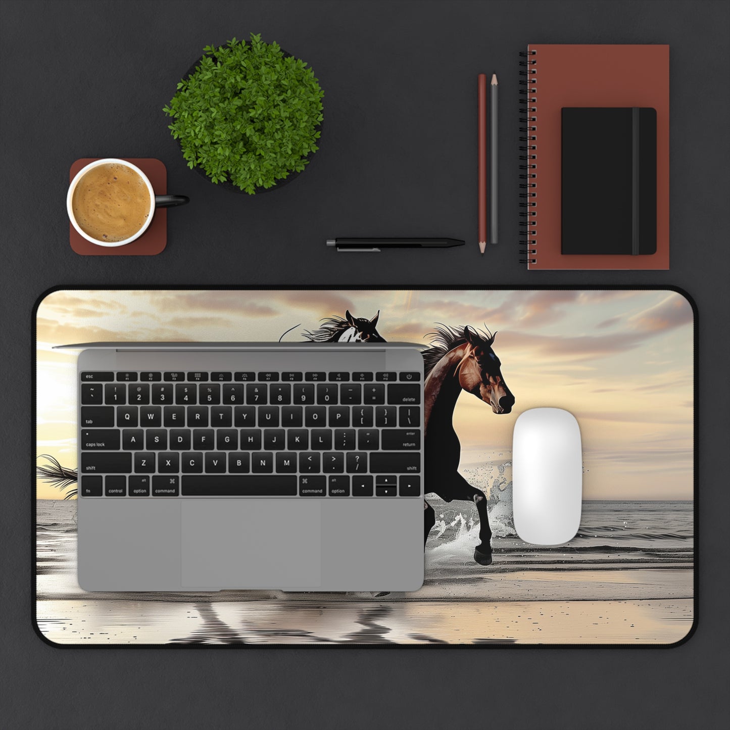 Gaming Desk Mat - Sunset Sprint